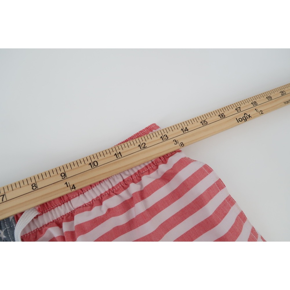 Chubbies Swim Trunks Small Red White Blue Lined 5.5" American Flag Patriotic - Picture 4 of 9